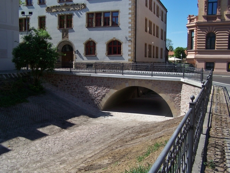 Ankerbrücke in der Ankerstraße in Halle (Saale)