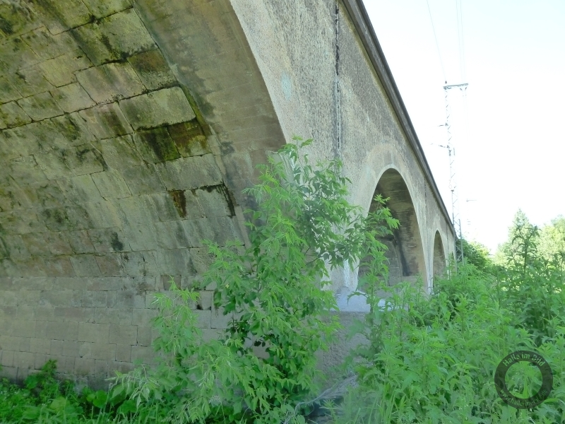 Eisenbahnbrücke am Hohen Holz bei Halle (Saale)