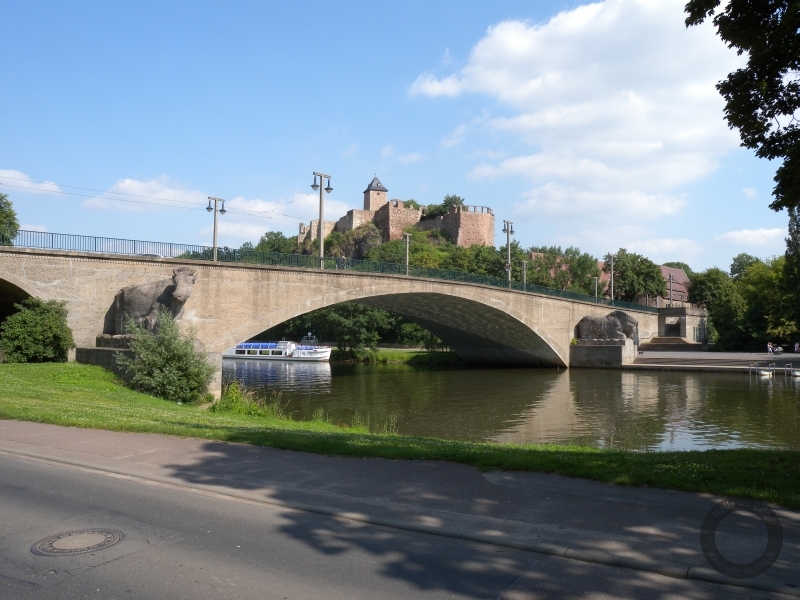 Giebichensteinbrücke in Halle (Saale)