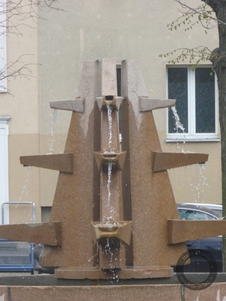 Brunnen am Melanchthonplatz in Halle (Saale)