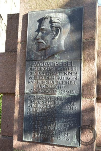 Denkmal August Bebel in Halle (Saale)