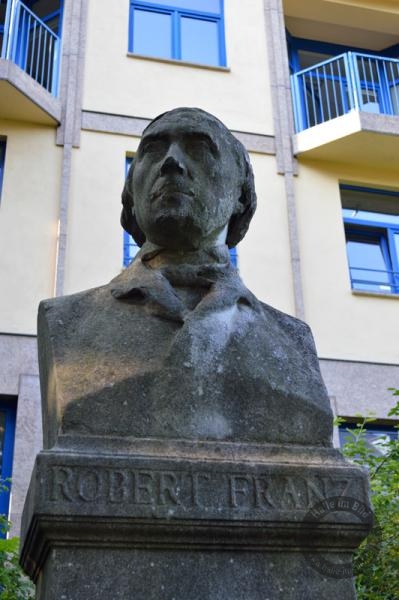 Robert-Franz-Denkmal am Universitätsring in Halle (Saale)