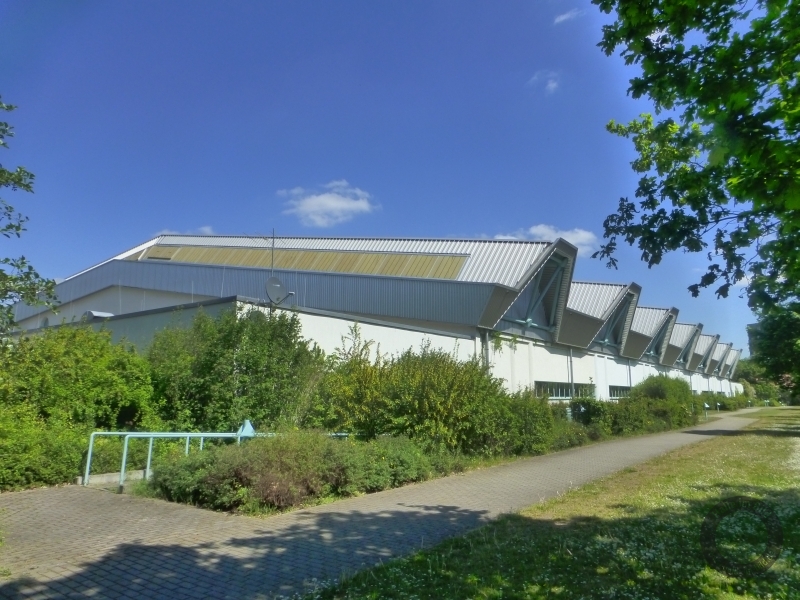 Sporthalle Brandberge (Brandberghalle) am Kreuzvorwerk in Halle (Saale)