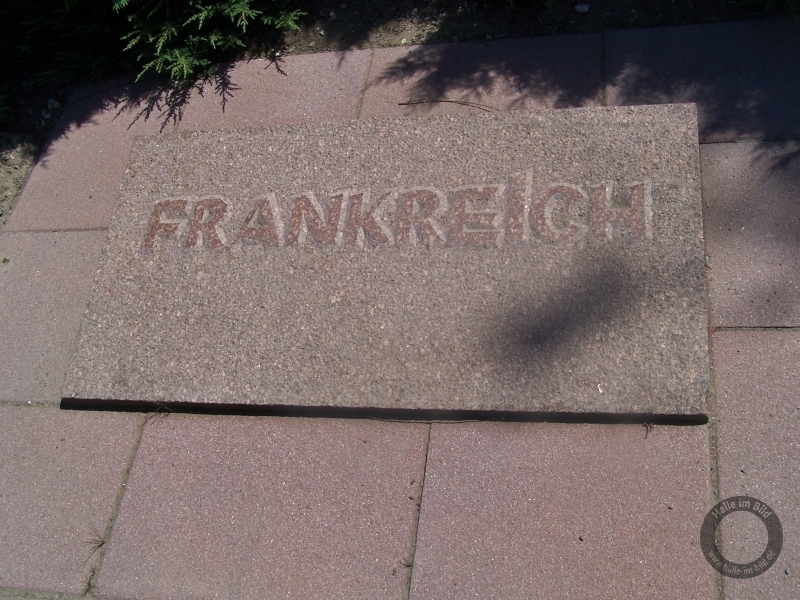 Gedenkanlage für die ausländischen Opfer des Faschismus (OdF) auf dem Gertraudenfriedhof in Halle (Saale)