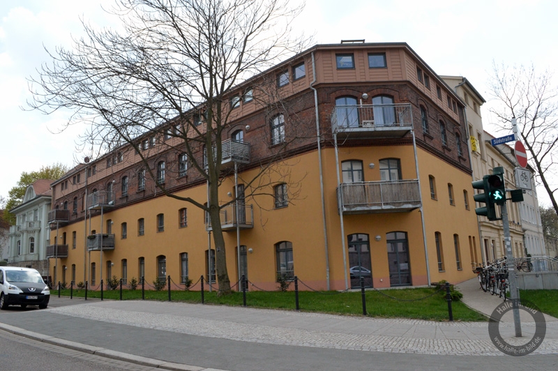 Stärkefabrik Ecke Südstraße / Willy-Brandt-Straße (Philipp-Müller-Straße) in Halle (Saale)