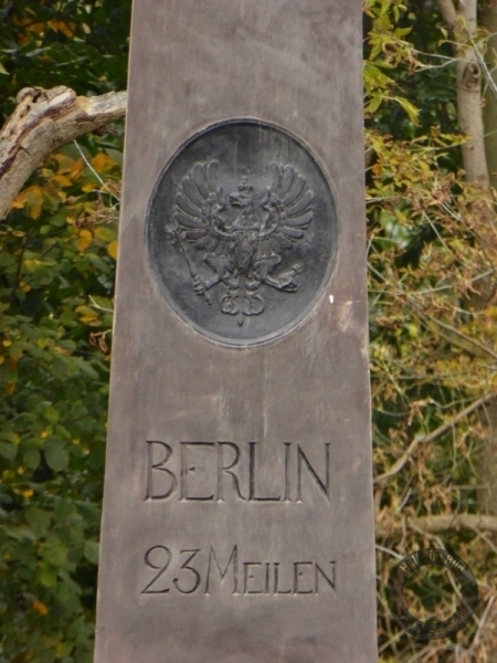 Preußischer Meilenstein in Halle-Ammendorf