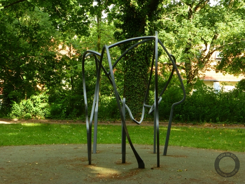 Pferd im Amtsgarten Giebichenstein in Halle (Saale)