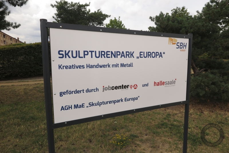 Skulpturenpark Europa am Thüringer Park in Halle (Saale)