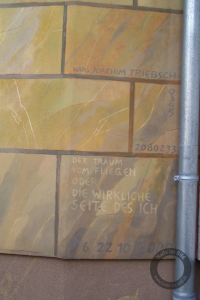 Wandgestaltung "Der Traum vom Fliegen" in Halle (Saale)
