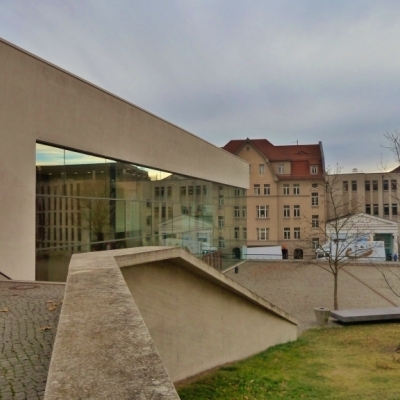 Auditorium maximum (Audimax) am Universitätsplatz in Halle (Saale)