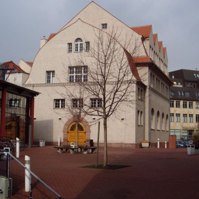 Städtische Volksschule (Goetheschule, BBS) am Waisenhausring in Halle (Saale)