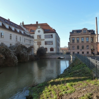 Ankerbrücke in der Ankerstraße in Halle (Saale)