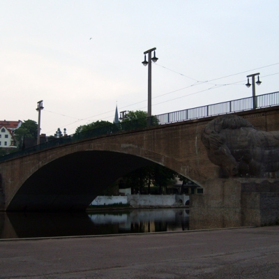 Giebichensteinbrücke in Halle (Saale)