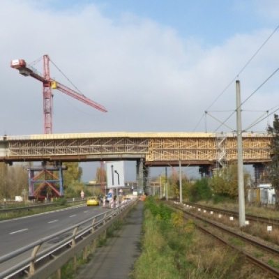 Saale-Elster-Talbrücke an der B91 bei Halle (Saale)