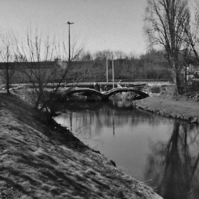 Schwarze Brücke in der Herrenstraße in Halle (Saale)