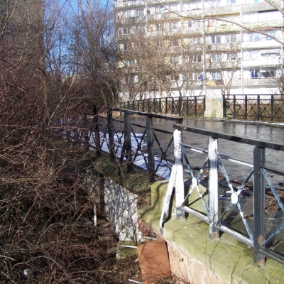 Passendorfer Zollbrücke in Halle-Neustadt