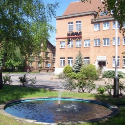 Brunnen "Wasserspiel mit 11 Düsen" in der Freiimfelder Straße