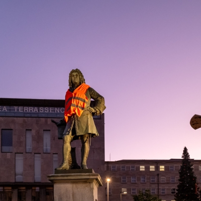 Denkmal zu Ehren von Georg Friedrich Händel in Halle (Saale)