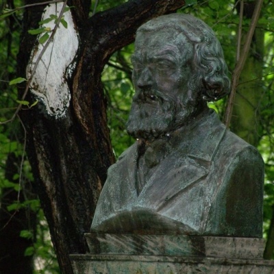 Denkmal für Julius Kühn auf dem GSZ-Gelände in Halle (Saale)