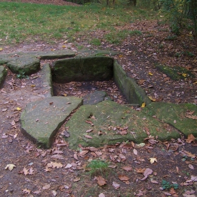 Steinkistengrab Kolkturmberg in der Dölauer Heide in Halle (Saale)