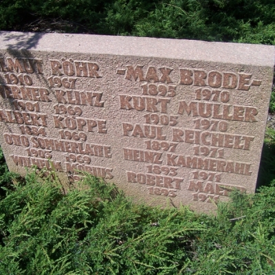 Gedenkanlage für die Kämpfer für Frieden und Sozialismus auf dem Gertraudenfriedhof in Halle (Saale)