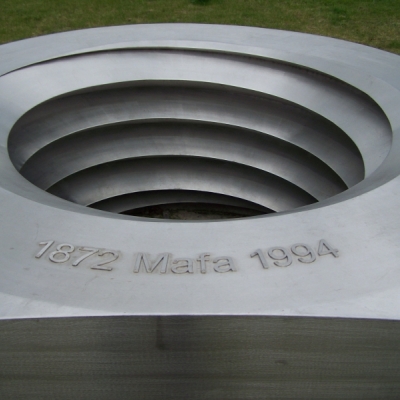 Denkmal für die Maschinenfabrik (Mafa) in der Merseburger Straße in Halle (Saale)