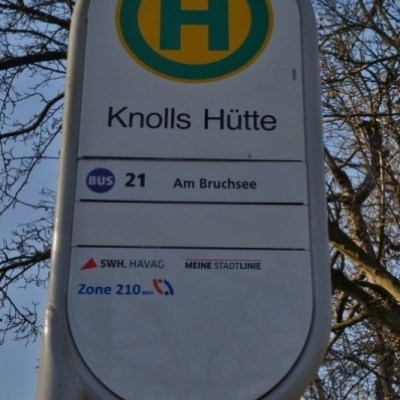 "Knoll's Hütte" in der Waldstraße in Halle-Dölau