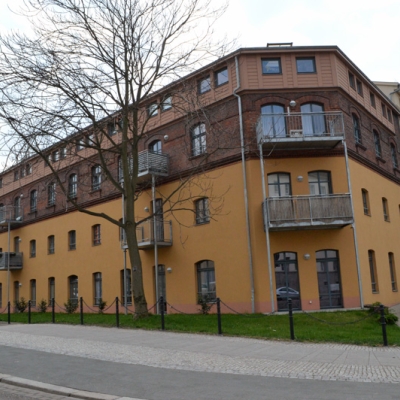 Stärkefabrik Ecke Südstraße / Willy-Brandt-Straße (Philipp-Müller-Straße) in Halle (Saale)