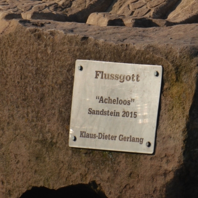 Flussgott "Acheloos" auf der Ziegelwiese in Halle (Saale)