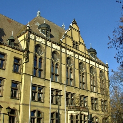 Landwirtschaftskammer (Regierungspräsidium) in der Willy-Lohmann-Straße in Halle (Saale)
