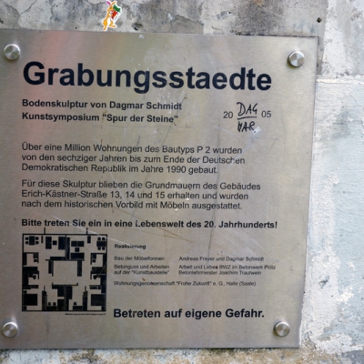 Grabungsstädte im Stadtteil Silberhöhe in Halle (Saale)