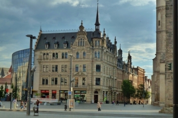 Marienbibliothek am Marktplatz in Halle (Saale)