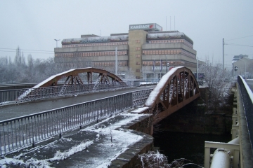 Schieferbrücke in der Mansfelder Straße in Halle (Saale)