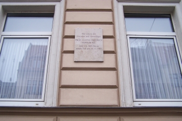 Gedenktafel für Gustav Hertzberg in Halle (Saale)