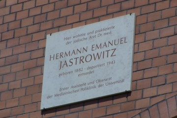 Gedenktafel Hermann Emanuel Jastrowitz