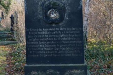Kriegerdenkmal Deutscher Krieg auf dem Nordfriedhof in Halle (Saale)
