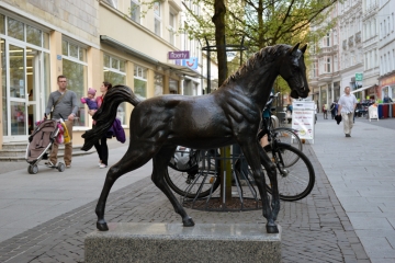 Pferd in der Leipziger Straße